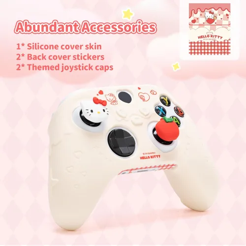 Vista 3 de Kuitmor Funda de Silicona para Control de Xbox Series X, Cubierta Protectora Suave Antideslizante Compatible con Control Inalámbrico Xbox con 2
