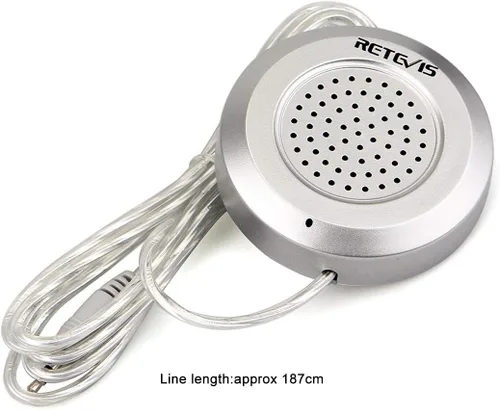 Vista 7 de Retevis RT-9908 Altavoz de ventana, sistema de intercomunicación Drive Thru (paquete de 4) para banco, escuela, tienda, oficina, transmisión