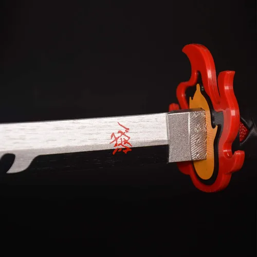Vista 5 de Espadas de cosplay Agatsuma Zenitsu Samurai, espada Katana, espada de juguete de plástico para juego de disfraces, Halloween, cosplay, regalo, 4030