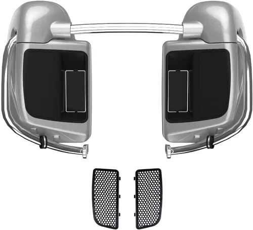 Vista 12 de Kits de calentadores de piernas con ventilación y combinación de color con guantera para Harley Davidson Touring Street Road King Glide FLTR 2014