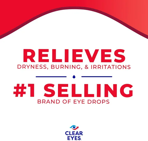 Vista 3 de Clear Eyes Gotas para los ojos de alivio de enrojecimiento de 12 horas - 0.2oz