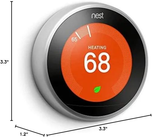 Vista 4 de Termostato T3008US de tercera generación para aprendizaje (versión profesional)