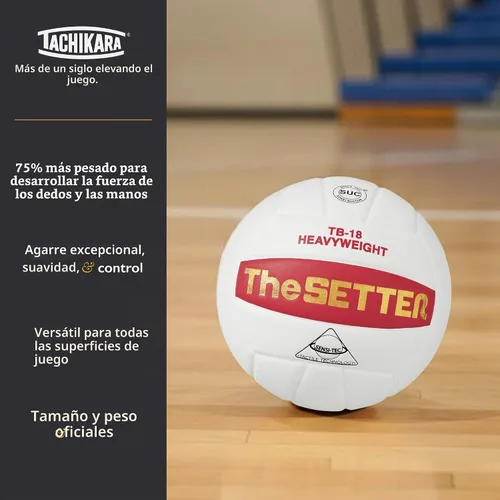 Vista 2 de Tachikara Tb-18 The Setter Pelota de entrenamiento con peso para voleibol