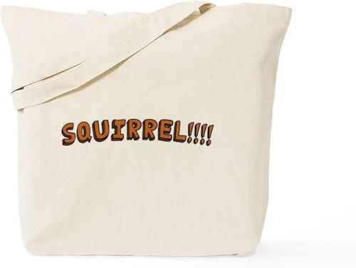 Vista 10 de CafePress Bolsa de compras de lona beige natural reutilizable para rehabilitación de ardillas