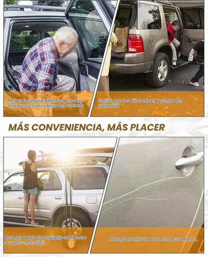 Vista 7 de Estribos para Jeep Grand Cherokee 2022-2026 de 2 filas SWB (excepto 4xe) Negros, de aluminio, pasos laterales