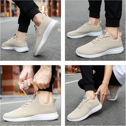 Vista 8 de VAMJAM Zapatos para correr para hombre ultraligeros transpirables zapatos para caminar antideslizantes atléticos zapatillas deportivas modernas