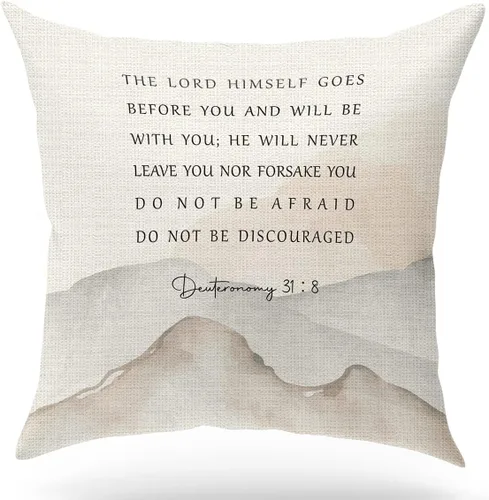 Vista 23 de KongMoTree Fundas de Cojines Decorativos con 26 Letras Inglesas Decorativas, Protectores de Almohada de Lino Decorativo, Funda de Almohada