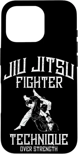 Vista 20 de Martial Arts MMA Fighter Technique Over Strenght Jiu Jitsu Case for iPhone 16