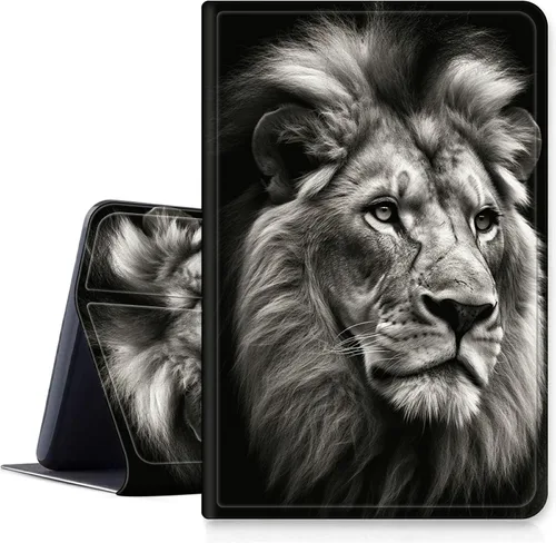 Vista 12 de Funda para tablet Amazon Kindle Fire HD 10 y 10 Plus de 10.1" (11ª generación, versión 2021), funda plegable con función de encendido y apagado