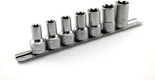 Vista 5 de TMAX 8 piezas Torx Plus 18-32EP Socket 1/2 pulgada de unidad cuadrada de reparación automática de impacto listo para herramientas