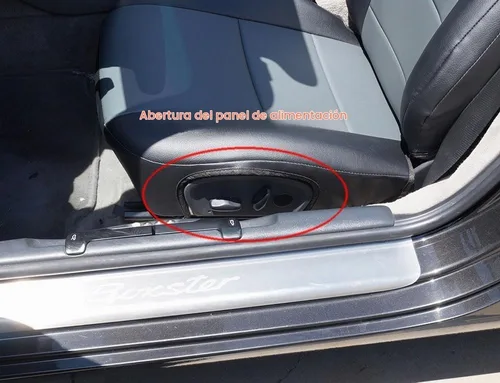 Vista 3 de Iggee - Fundas para asientos delanteros de piel sintética, ajuste perfecto, color negro, diseñadas para Porsche Boxster 1997-2004