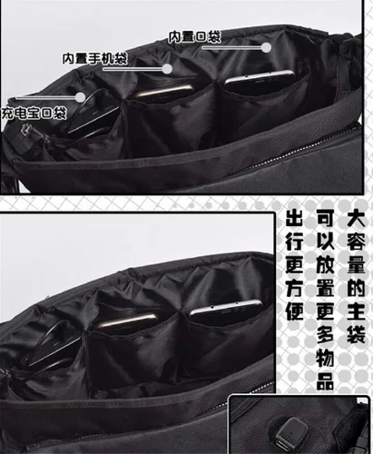 Vista 2 de GO2COSY - Bolso bandolera con diseño de anime Demon Slayer Kimetsu sin Yaiba