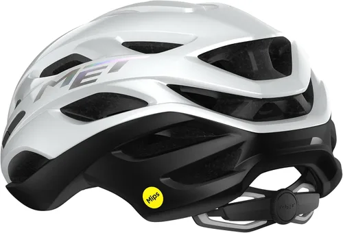 Vista 2 de MET Estro MIPS Casco, blanco holográfico brillante, talla S Cascos de bicicleta