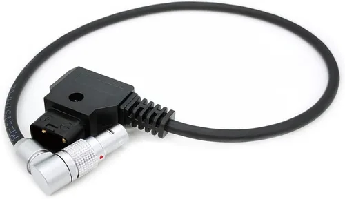 Vista 8 de Teradek SmallHD ARRI RED - Cable de alimentación flexible D-tap a 0B giratorio de 2 pines macho en ángulo recto, montaje en V dorado Dtap a tornillo