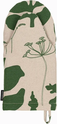 Vista 9 de MARIMEKKO Pieni Unikko Oven Mitt with Hanging Loop – Refine Your Kitchen Décor with Our Floral Oven Mitts — Kitchen Mitts for Oven (12 in x 6 in)