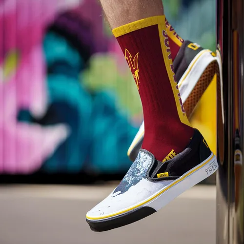 Vista 3 de For Bare Feet - Calcetines tobilleros invisibles de la NCAA Cruisin