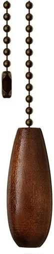 Vista 6 de Extensor de cadena de bola ámbar, conector de cadena de ventilador de techo de 12 pulgadas