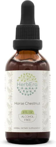 Vista 6 de HerbEra Castaño de Indias B120 Tintura de extracto de hierbas sin alcohol, castaño de indias superconcentrado (Aesculus hippocastanum) (4 fl oz)