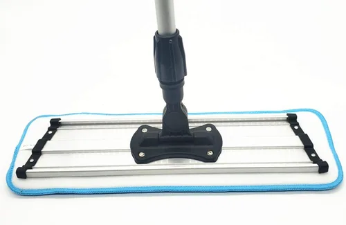 Vista 6 de Almohadilla de microfibra para trapeador de 18 pulgadas para mopas húmedas y secas, reutilizables, compatibles con el sistema de cuidado del suelo