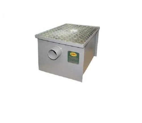 Vista 2 de Trampa de grasa de acero al carbono de grado comercial 40 lb PDI aprobada
