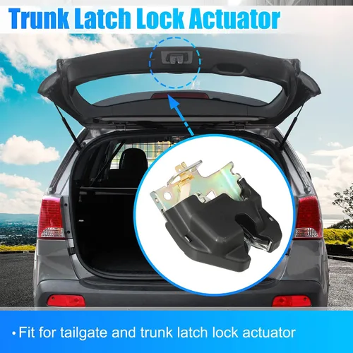 Vista 3 de X AUTOHAUX Cerradura de la puerta trasera del coche del actuador del pestillo de la puerta del maletero trasero 74851-S5A-013 para Honda Civic