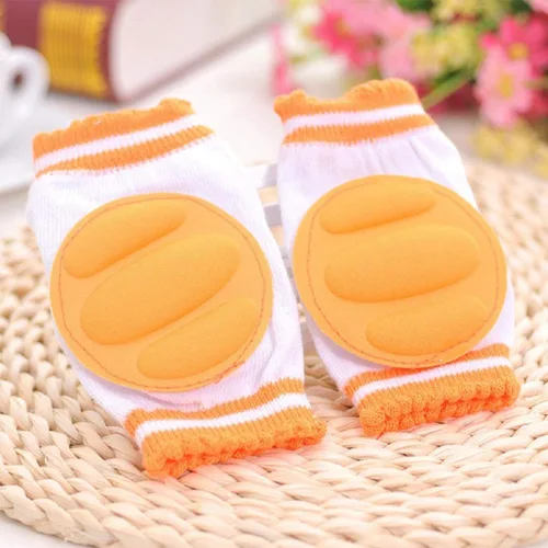 Vista 5 de 3 pares de rodilleras para gatear Protector de seguridad ajustable, transpirable, impermeable, almohadillas elásticas antideslizantes para bebés