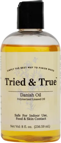 Vista 10 de Tried & True Aceite danés, cuarto de galón - Aceite de linaza polimerizado puro para acabado de madera, ideal para muebles, piezas rústicas