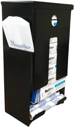 Vista 3 de Dispensador de servilletas sanitarias y tampones - VERSIÓN COMPACTA - SD7000 Vending Gratis
