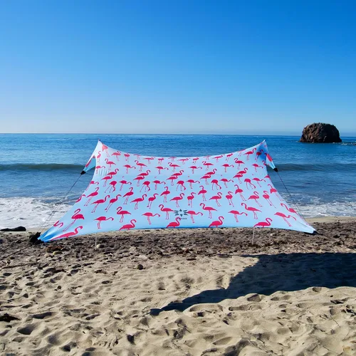 Vista 15 de Neso Gigante - Carpa de Playa Portátil Refugio Solar - Toldo de Sombra de Playa Ligero - Fácil Instalación para Salidas Familiares - Esquinas