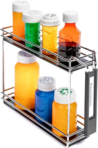 Vista 9 de Nifty Solutions Spice Caddy - Juego de dos, cromado