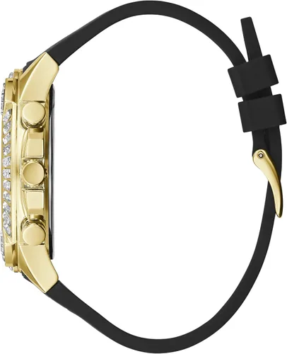 Vista 2 de GUESS US Men's Gold-Tone and Black Multifunction Watch, one