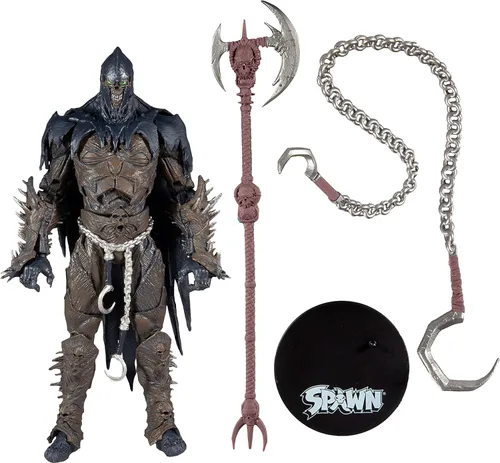Vista 7 de McFarlane Toys Raven Spawn - Figura de acción de 7 pulgadas con accesorios