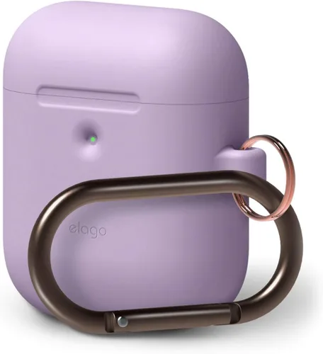 Vista 15 de elago Funda de silicona con llavero para AirPods 2 Menta suave