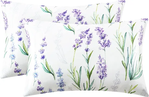 Vista 24 de EXQ Home - Funda de almohada de satén para cuidar el cabello y la piel, tamaño estándar, de seda con estampado negro, juego de 2 fundas con cierre