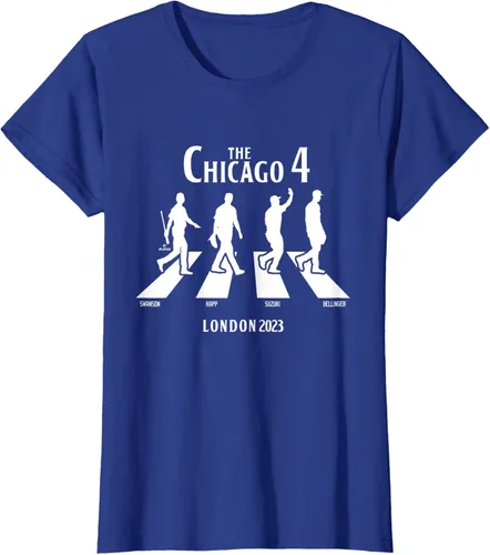 Vista 4 de Camiseta Chicago Baseball London Crosswalk MLBPA, Azul