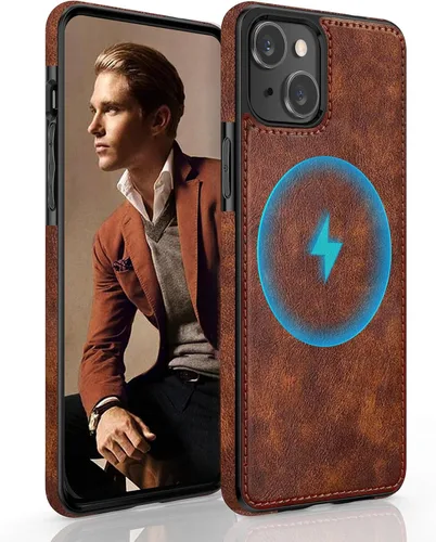 Vista 20 de LOHASIC Funda diseñada para iPhone 13 Pro con MagSafe, clásica y elegante piel suave agarre antideslizante a prueba de golpes, funda protectora