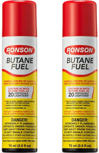 Vista 9 de Ultra combustible de butano marca Ronson
