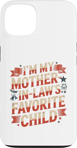 Vista 7 de Im My Mother n Law Favorite Child American Flag Funny Parent Case for iPhone 17