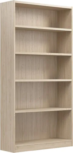 Vista 9 de Bush Furniture Universal - Estantería pequeña de 2 estantes en acabado gris ceniza, estantería de almacenamiento bajo y exhibición