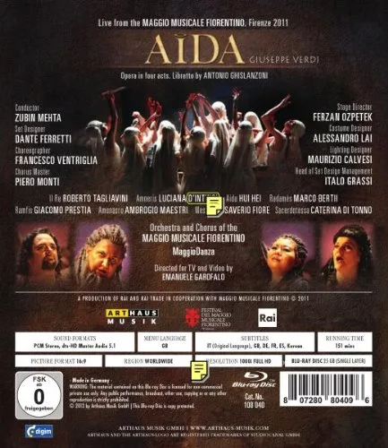 Vista 2 de Aida Blu-ray