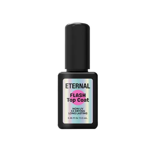 Vista 14 de Eternal Capa superior de secado rápido Sellador de esmalte de uñas de alto brillo de secado rápido, acabado transparente resistente a las manchas