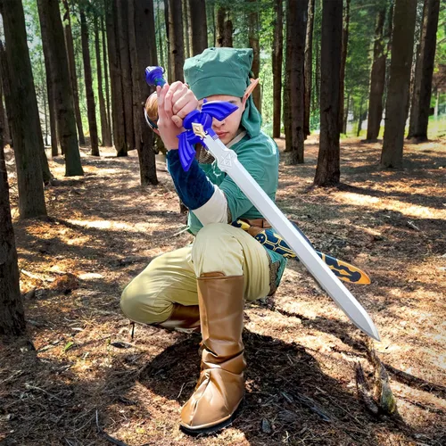Vista 6 de Espada de espuma Heroic Master de 37 pulgadas con funda de plástico para cosplay, LARP, disfraz de Halloween y exhibición