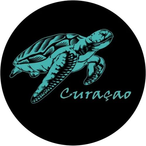Vista 3 de Tortuga marina de Curazao, buceo, regalo de recuerdo del Caribe, PopSockets intercambiables PopGrip