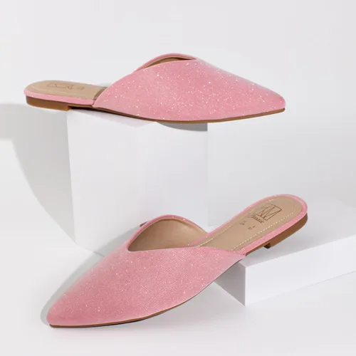 Vista 3 de Hawkwell Mocasines sin espalda para mujer, planos, cómodos, puntiagudos