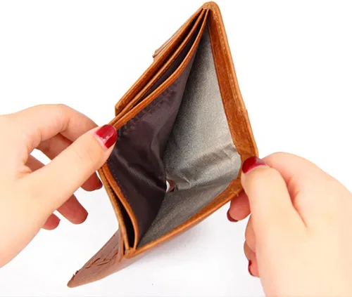 Vista 6 de Billetera corta de cuero genuino de alta capacidad para hombre bloqueo RFID multifuncional elegante delgada para fotos y tarjetas de crédito masones