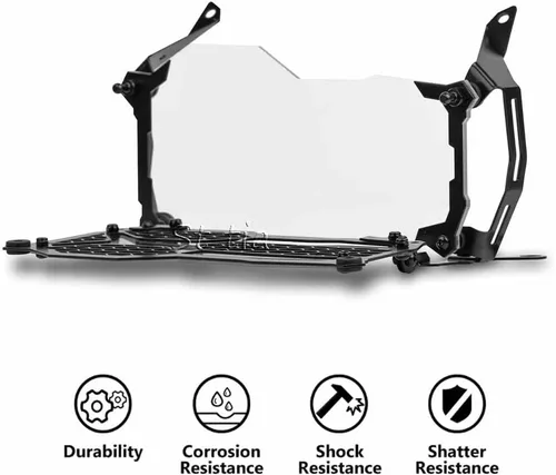 Vista 2 de R1200GS R1250GS motocicleta faro cabeza luz delantera lámpara protector protector rejilla para BMW R 1200 1250 GS LC ADV aventura