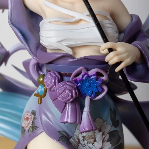 Vista 4 de Kamizato Ayaka Figura Kimono Japonés 28CM 1/7 PVC Anime Juego Modelo de Personaje