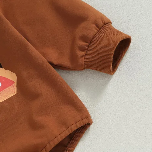Vista 91 de Ropa de Halloween para bebé niña, sudadera con estampado de calabaza, mameluco de burbujas, lindo traje de Acción de Gracias de otoño