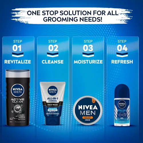 Vista 9 de Nivea Lavado facial para hombre con reducción de manchas oscuras (10 veces blanqueador), 3.4 fl oz