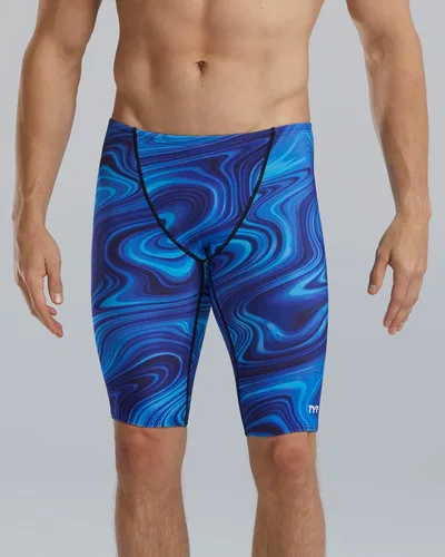 Vista 2 de TYR Men's Durafast Elite Solid Jammer Swimsuit